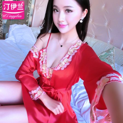 Pyjama pour femme en Polyester à manches longues - Ref 2992661