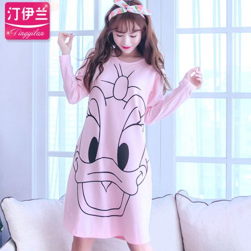 Pyjama pour femme en Coton à manches longues - Ref 2992675