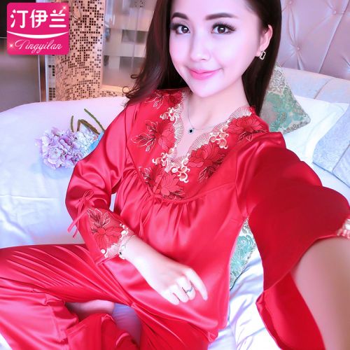 Pyjama pour femme en Polyester à manches longues - Ref 2992678