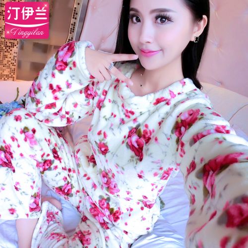 Pyjama pour femme en Polyester à manches longues - Ref 2992682