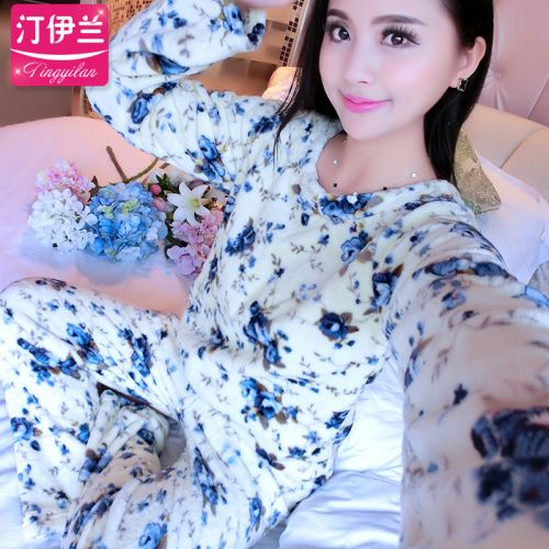 Pyjama pour femme en Polyester à manches longues - Ref 2992695