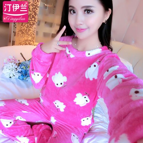 Pyjama pour femme en Polyester à manches longues - Ref 2992698