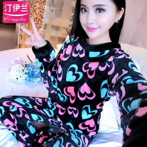 Pyjama pour femme en Polyester à manches longues - Ref 2992700