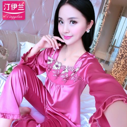 Pyjama pour femme en Polyester à manches longues - Ref 2992702