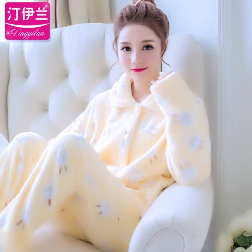 Pyjama pour femme en Polyester à manches longues - Ref 2992722