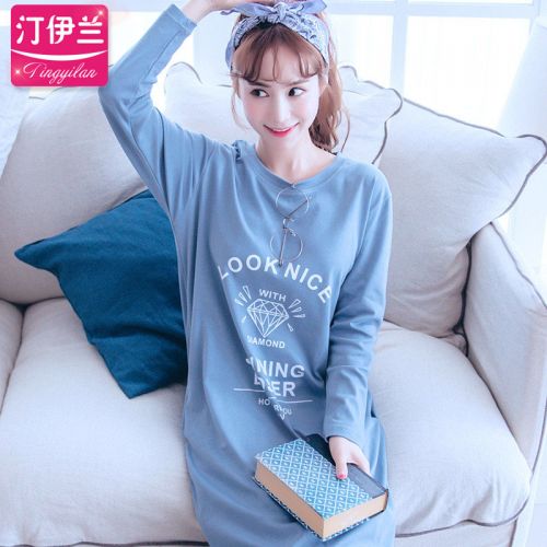 Pyjama pour femme en Coton à manches longues - Ref 2992728