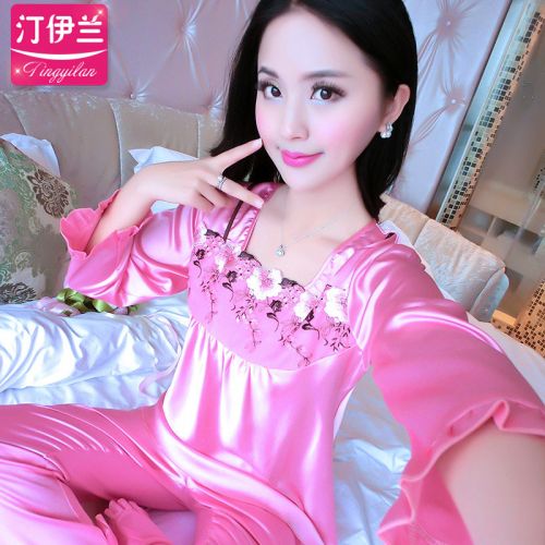 Pyjama pour femme en Polyester à manches longues - Ref 2992732