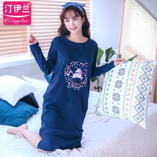 Pyjama pour femme en Coton à manches longues - Ref 2992736