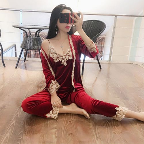 Pyjama pour femme à manches longues - Ref 2992744
