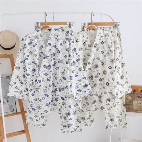 Pyjama pour femme en Coton à manches longues - Ref 2992768