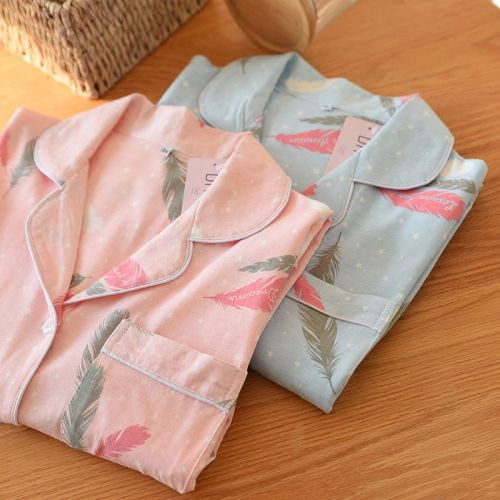 Pyjama pour femme en Coton à manches longues - Ref 2992776