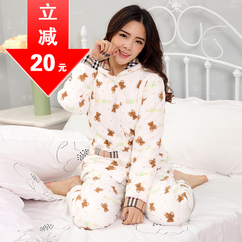 Pyjama pour femme en Coton à manches longues - Ref 2992794