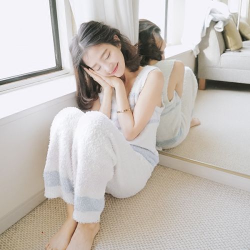 Pyjama pour femme à sans manches - Ref 2992831