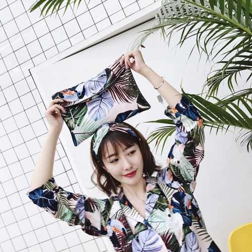 Pyjama pour femme à manches longues - Ref 2992863