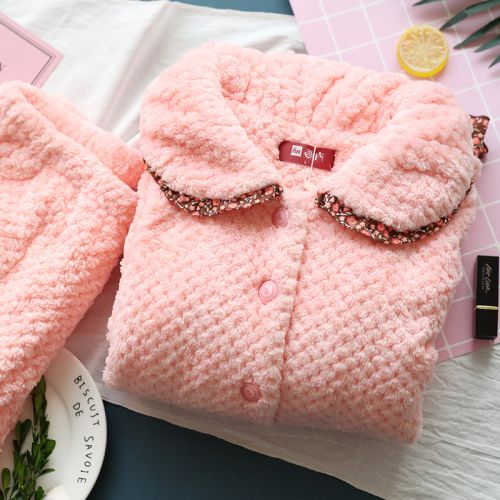 Pyjama pour femme en Polyester à manches longues - Ref 2992868