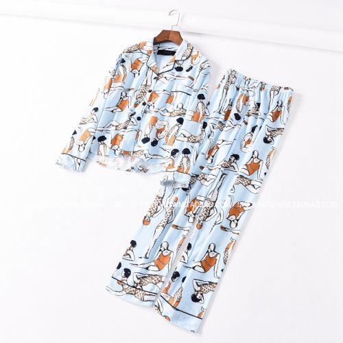 Pyjama pour femme à manches longues - Ref 2992869