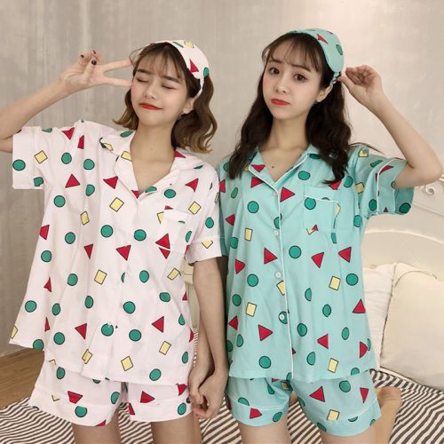 Pyjama pour femme en Polyester à manche courte - Ref 2992871