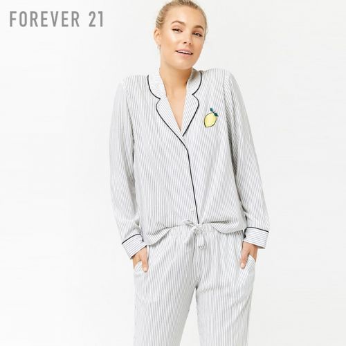 Pyjama pour femme FOREVER en Viscose à manches longues - Ref 2992897