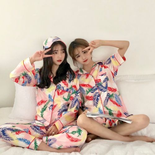 Pyjama pour femme en Polyester à manches longues - Ref 2992925