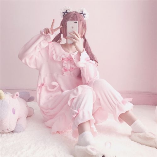 Pyjama pour femme à manches longues - Ref 2992928