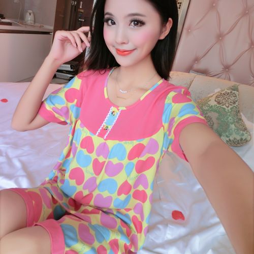 Pyjama pour femme en Coton à manches longues - Ref 2992966