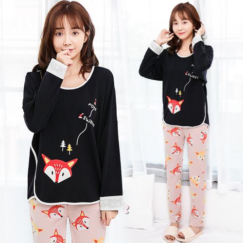 Pyjama pour femme YOUAMPME en Coton à manches longues - Ref 2992970
