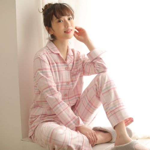 Pyjama pour femme en Coton à manches longues - Ref 2992995