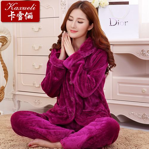 Pyjama pour femme en Polyester à manches longues - Ref 2993018