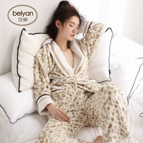 Pyjama pour femme en Polyester à manches longues - Ref 2993101