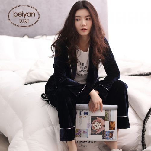 Pyjama pour femme en Polyester à manches longues - Ref 2993105
