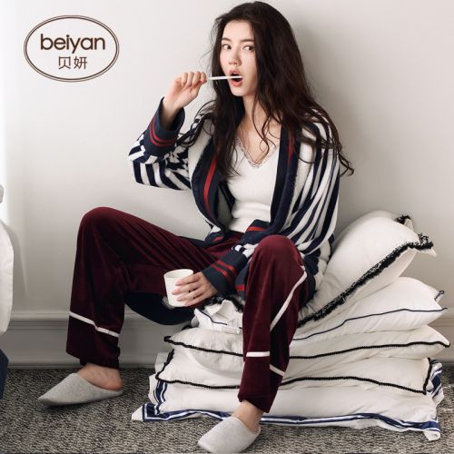 Pyjama pour femme en Polyester à manches longues - Ref 2993137