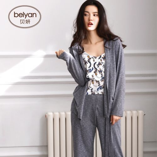 Pyjama pour femme en Coton à manches longues - Ref 2993139