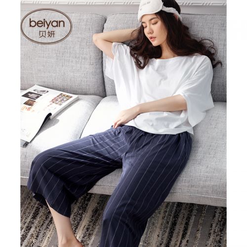 Pyjama pour femme en Coton à manches - Ref 2993142