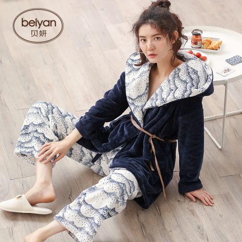 Pyjama pour femme en Polyester à manches longues - Ref 2993191