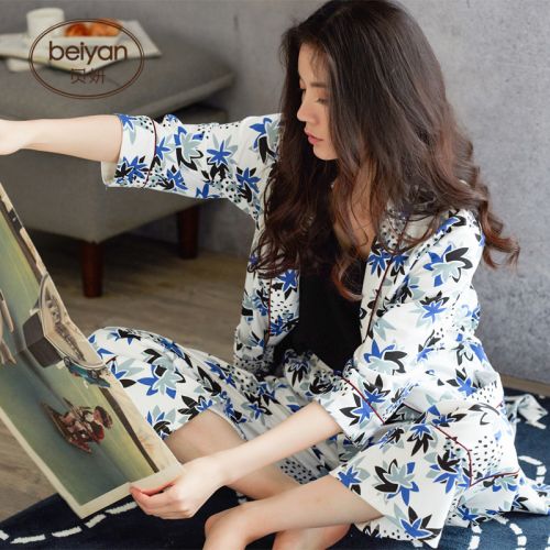 Pyjama pour femme en Coton à manches - Ref 2993192