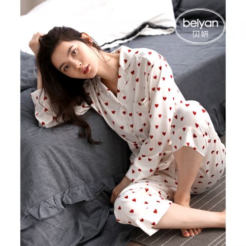 Pyjama pour femme en Polyester à manches longues - Ref 2993200