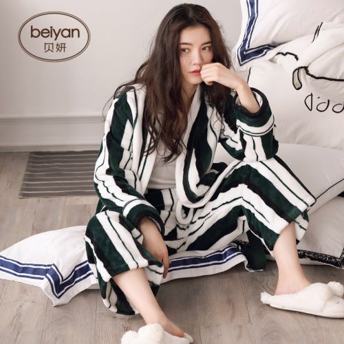 Pyjama pour femme en Polyester à manches longues - Ref 2993201