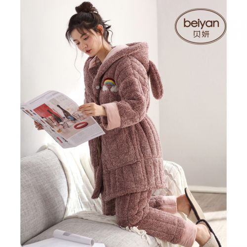 Pyjama pour femme en Polyester à manches longues - Ref 2993213