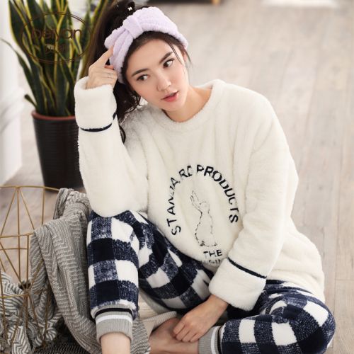 Pyjama pour femme en Polyester à manches longues - Ref 2993216