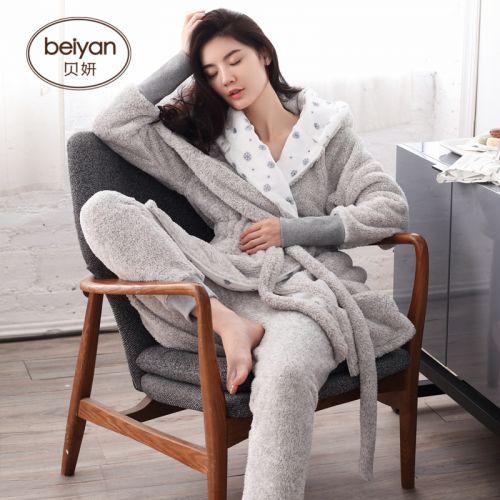 Pyjama pour femme en Polyester à manches longues - Ref 2993225
