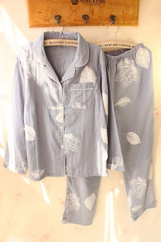 Pyjama pour femme en Coton à manches longues - Ref 2993308