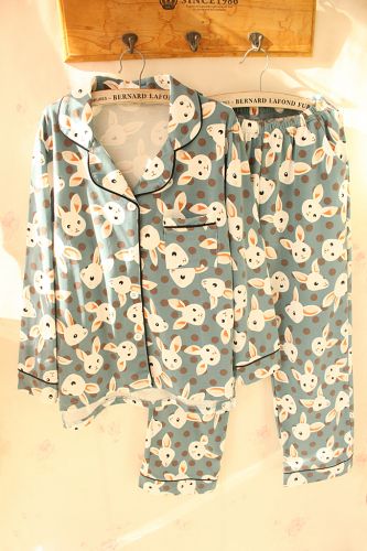 Pyjama pour femme en Coton à manches longues - Ref 2993313