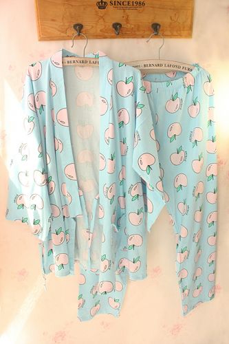 Pyjama pour femme en Coton à manches longues - Ref 2993318