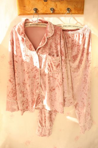 Pyjama pour femme en Coton à manches longues - Ref 2993334