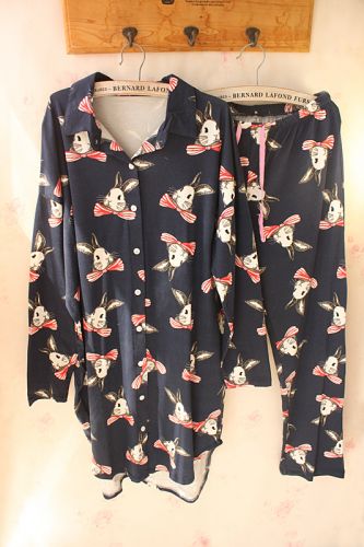 Pyjama pour femme en Coton à manches longues - Ref 2993337