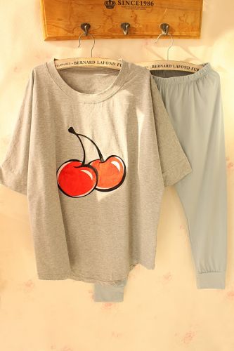 Pyjama pour femme en Coton à manchon moyen - Ref 2993343