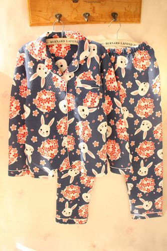 Pyjama pour femme en Coton à manches longues - Ref 2993345