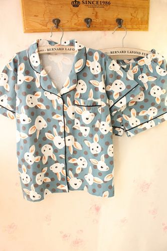 Pyjama pour femme en Coton à manche courte - Ref 2993350