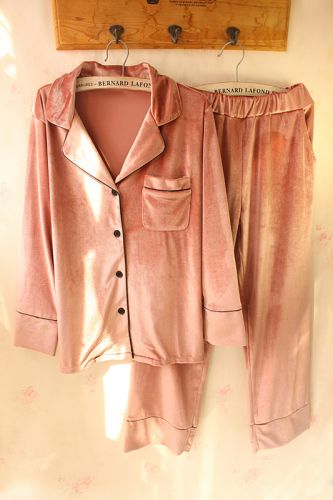 Pyjama pour femme en Coton à manches longues - Ref 2993351