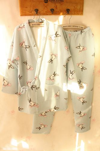 Pyjama pour femme en Coton à manches longues - Ref 2993358